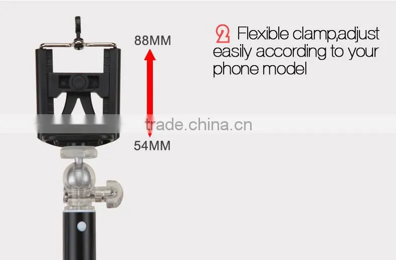 Wireless Bluetooth Remote Shutter for Selfie Stick & Monopod