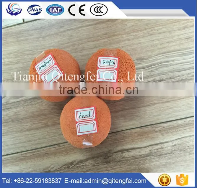 Concrete pumps cleaning sponge ball