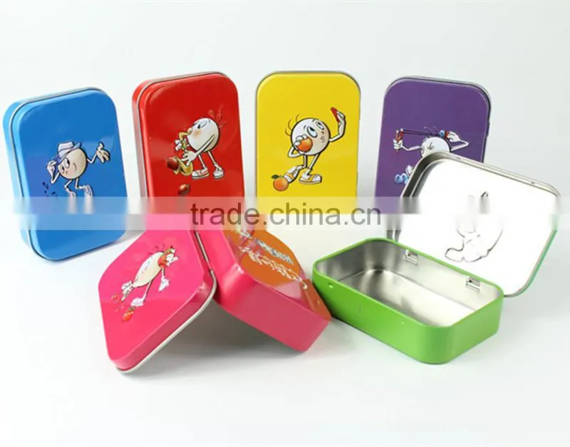 mint candy tin box