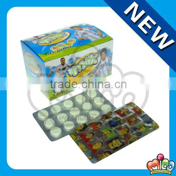 Football Star Milk Tablet Candy