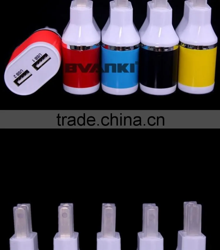 Top high quality Wholesale Dual Port DC wall charger 5V 2.1A travel charger 5 volt 2.1amp micro usb charger online shopping