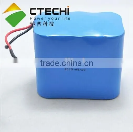 Rechargeable 3S2P 9.6V 6600mAh IFR26650 lifepo4 battery pack