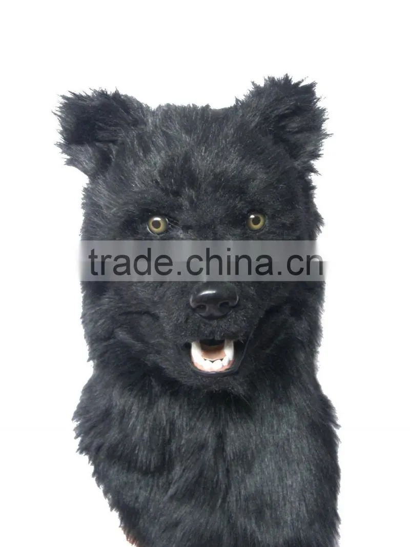 Ood Mask Realistic Animal Mask Adult Full Head Latex Animal Masks And Latex Animal Head Mask For Party, Real Fur Party Mask