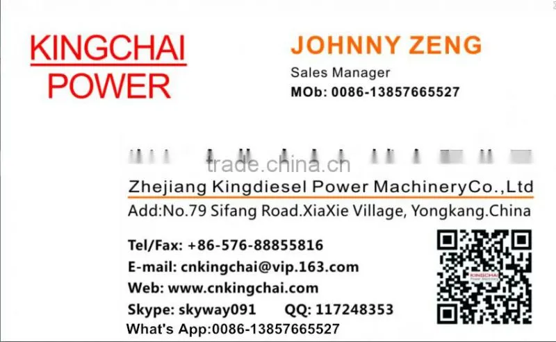 KINGCHAI Power Machinery German chainsaw spare parts kraft chain saw