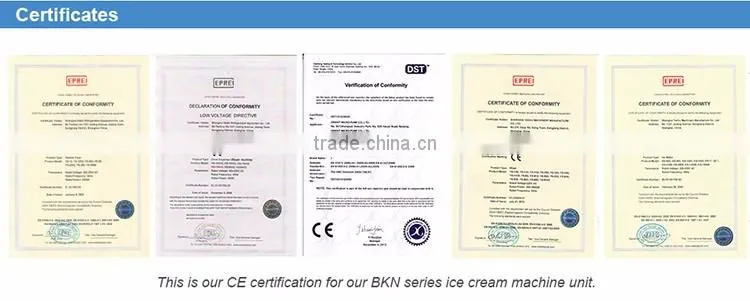 2016 new item european standard quality professional ice cream maker reviews with CE approved with imported parts