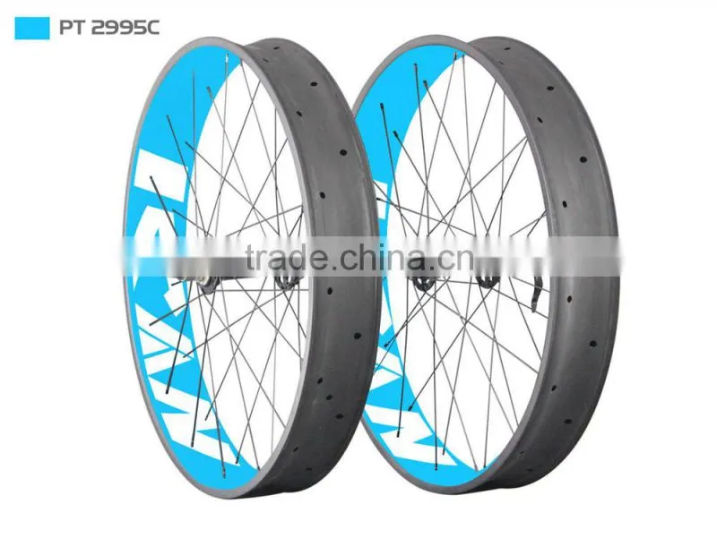 carbon fat bike wheels full carbon snow bike wheels with SRAn XX1