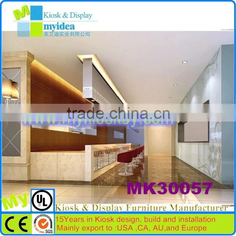 Manufacturer in China commercial bar counters design/wooden bar counter design/restaurant bar counter design