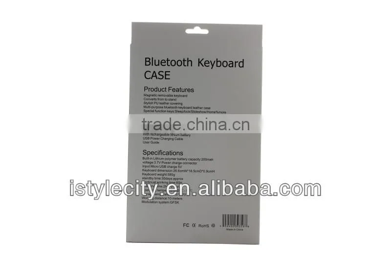 wireless bluetooth keyboard for ipad 2/3/4/5 for samsung
