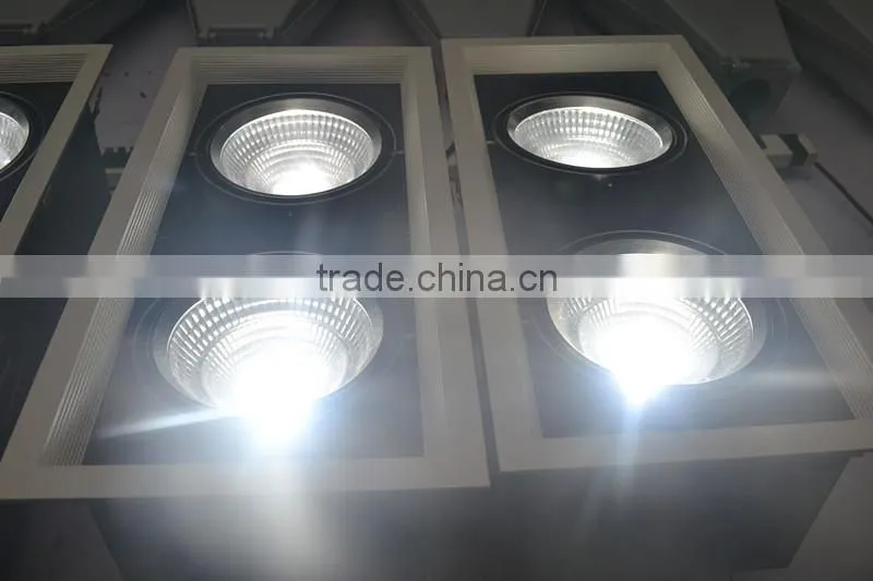 high margin products 2x15w 2x20w 2x30w led grille spot light