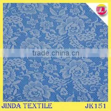 Fashional special design wide fancy chantilly lace fabric for women dress