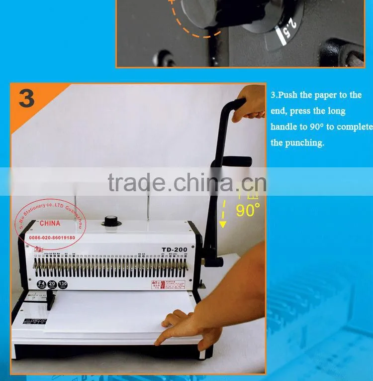 Perfect wire binding machine wire binder