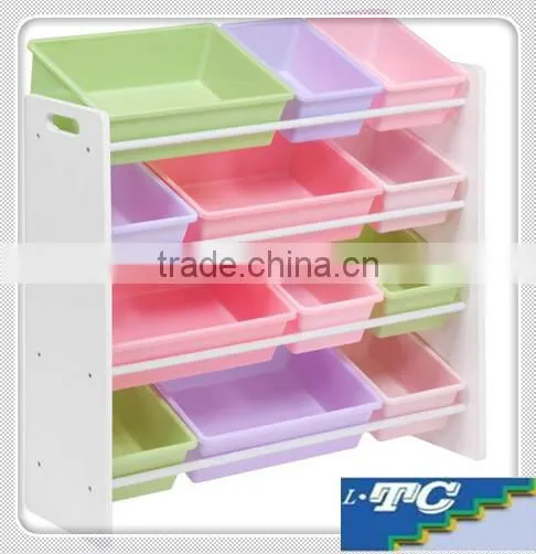 Kids Natural and Primary Toy Organizer and Storage Bins