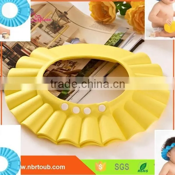 Promotional Eva Kids Shower Caps,Hot Selling Foam Waterproof Baby Bathing Hats