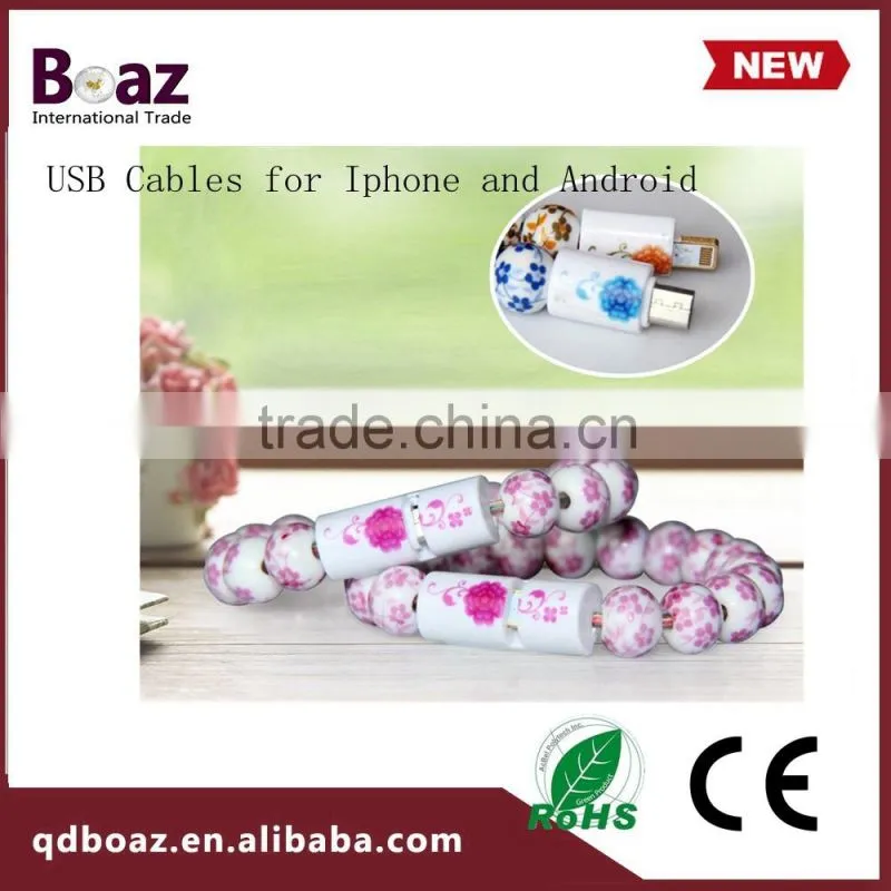 High speed charing cable bracelet usb cable charger