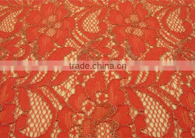 Alibaba most popular wholesale french lace fabric 2016 for wedding embroidered french tulle lace fabric