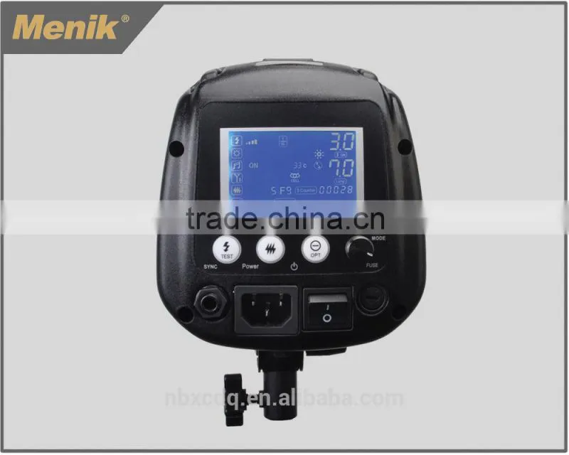FM high speed studio flash with LCD display, studio lighting,studio equipment