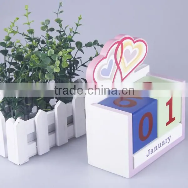 Home decoration diy 2015 monthly desktop calendar