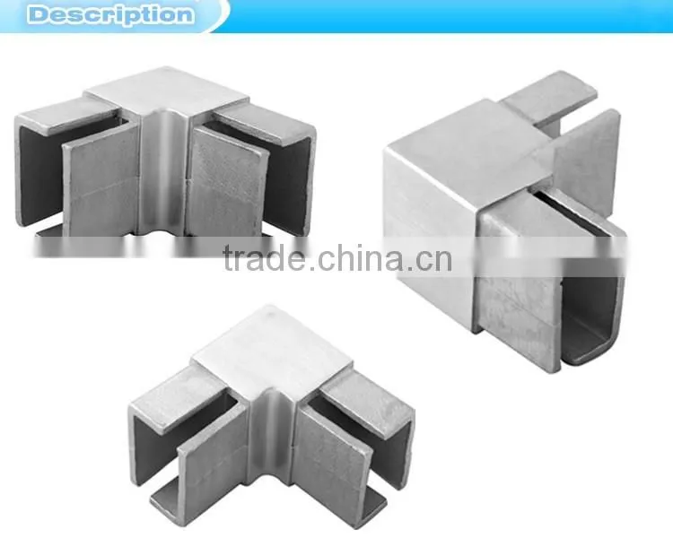 square handrail stainless steel pipe welded elbow