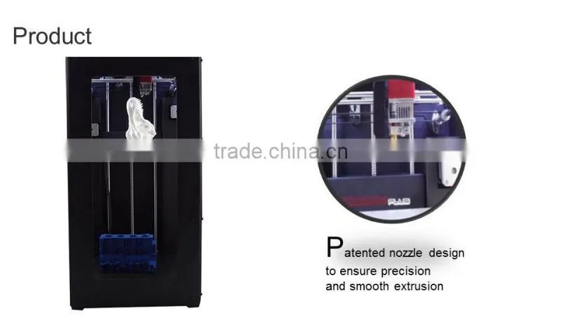 Desktop 3D Printer Upgrade Version BESSEN PLUS 3D Printer with LED Screen