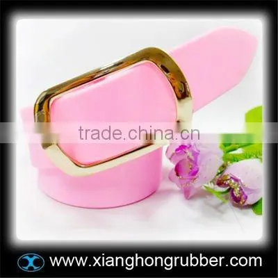 2014 latest design coloful silicone belt
