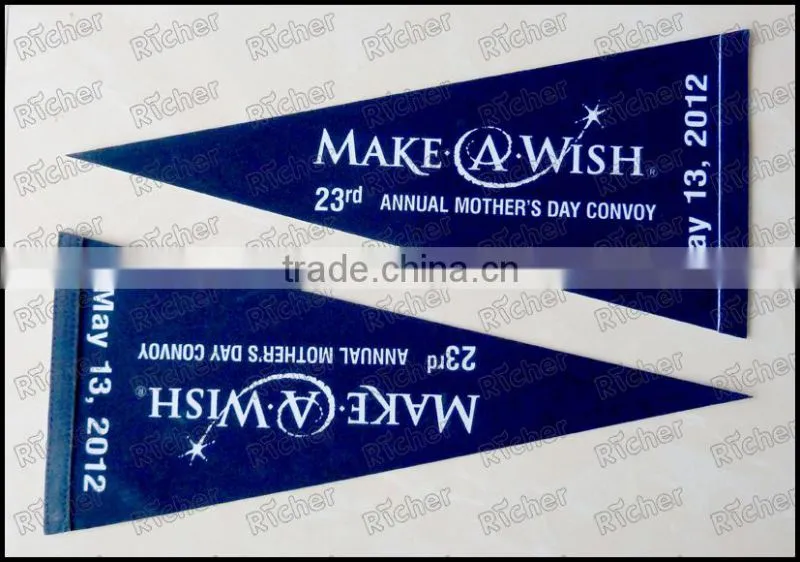 Custom material embroidery flag gift flag club flag