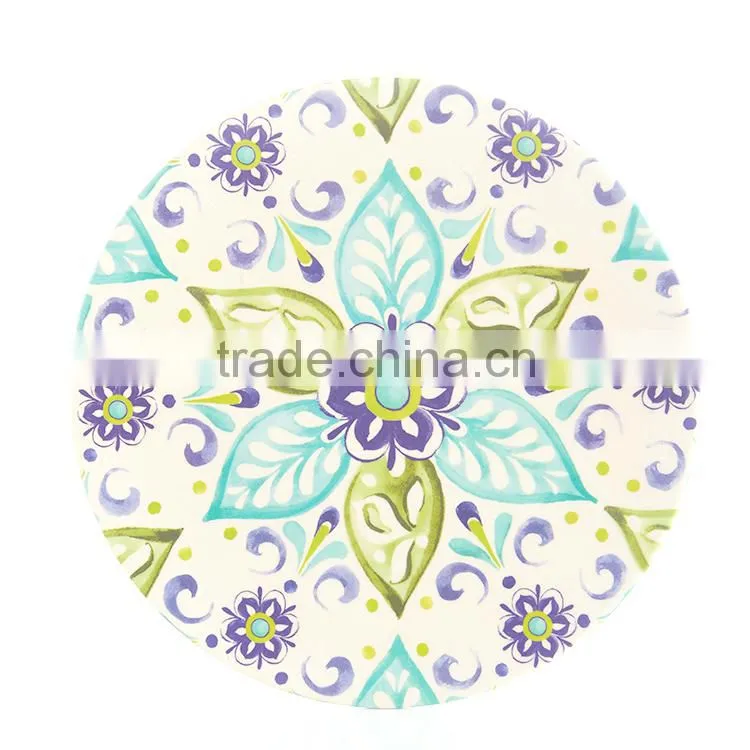 ECO Life Pretty Design Bio-degradable Custom Made White Wavy Dinner Plates