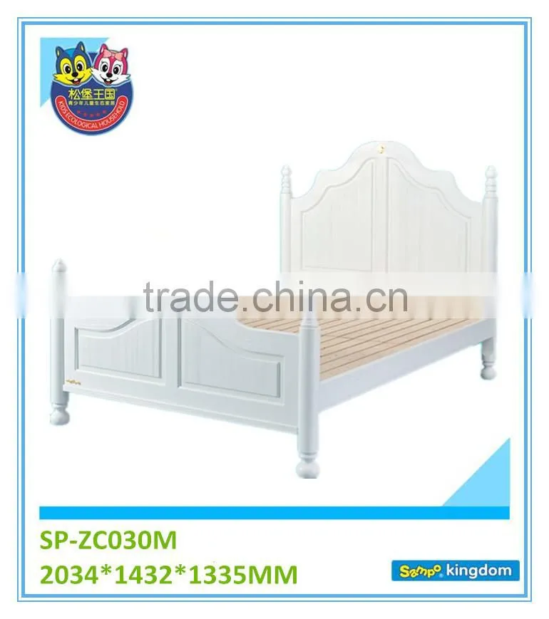 The Nobel series bed for kids white color bedroom furniture SP-ZC030M