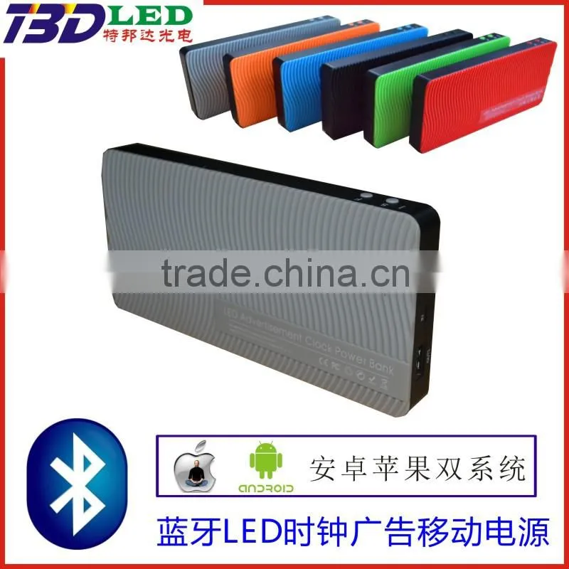 Fast charging LED power bank with 10000mah High capacity mobile power
