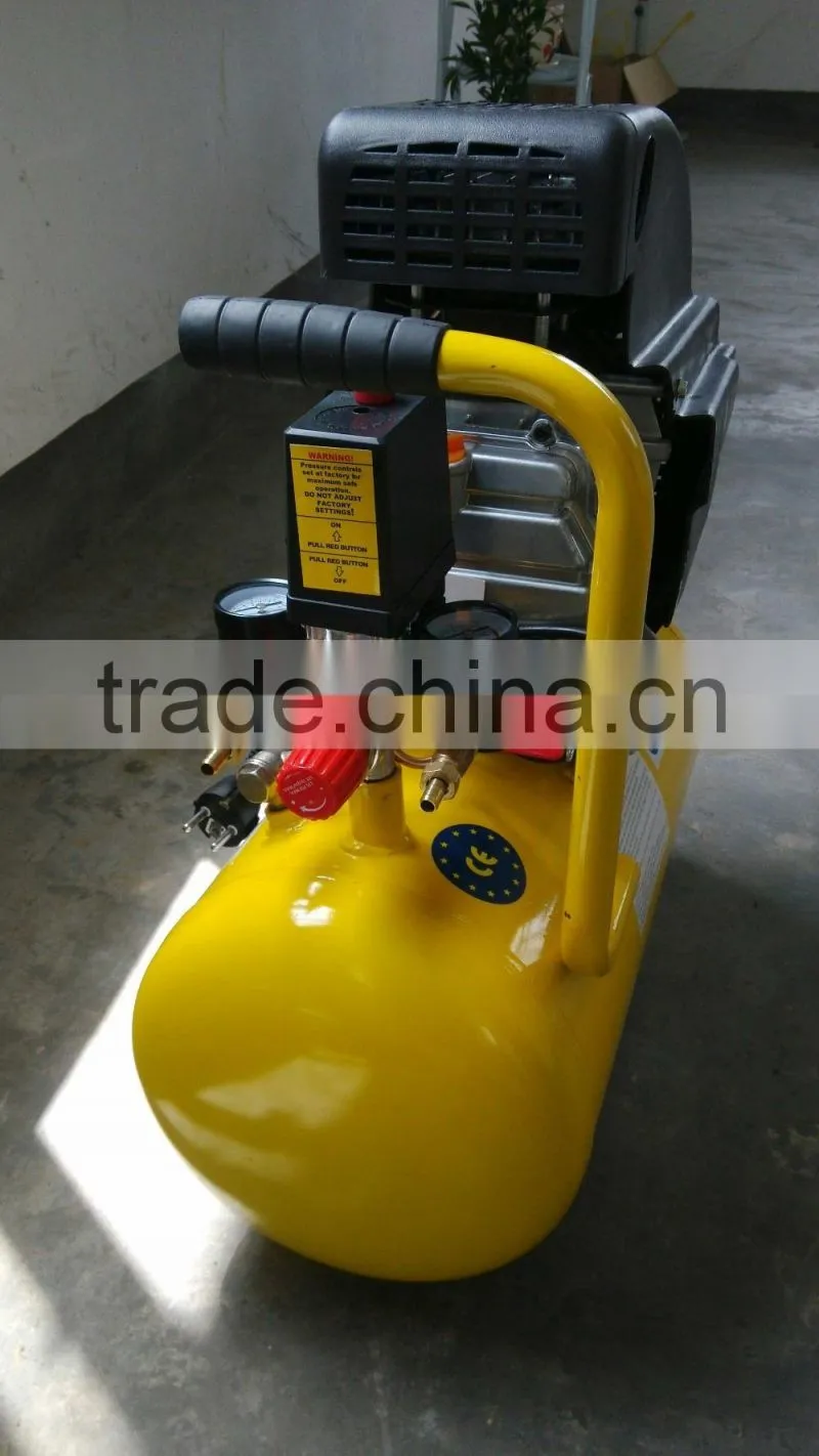 2HP 50L direct driven portable yellow color air compressor