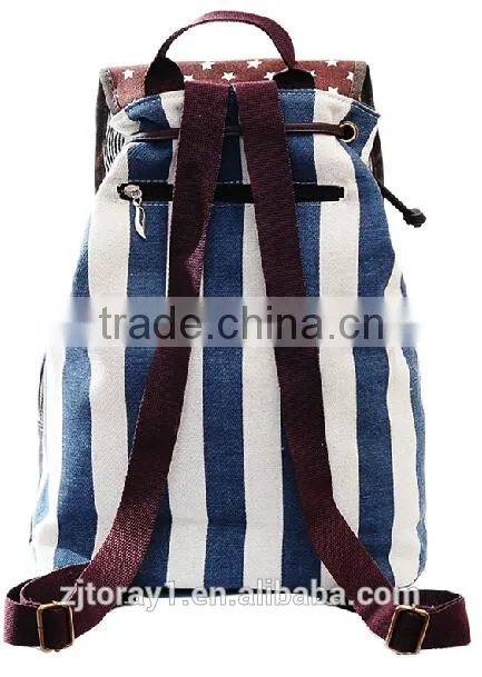 Girls Canvas Satchel Backpack Bag Satchel School Bag
