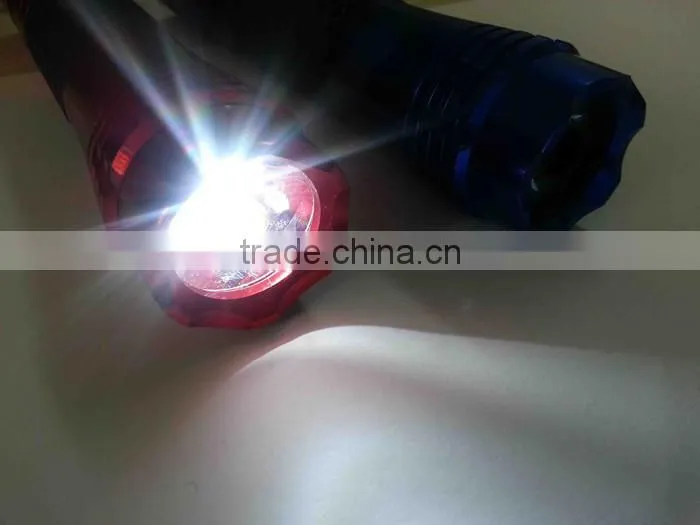 led rechargeable flashlight for auto-used, strong light torch car flashlight, high power rechargeable led flashlight