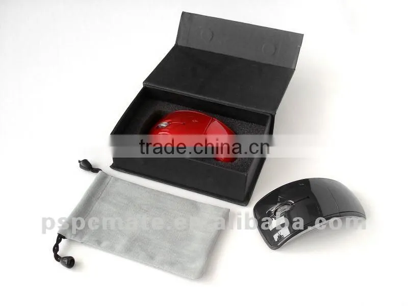 Custom 2.4G Wireless Foldable Folding Optical Mouse Mice for Shenzhen factory direly sale