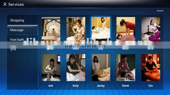 Hospitality Television Systems iptv Solution with DVB to ip gateway,mpeg2/h.264 encoder,Content Management System(CMS)