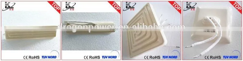 Mica electric band heater with plug