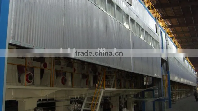 Auto guide Waste paper recycling equipment , paper carton making machine