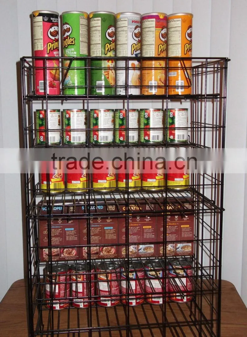Store Potato Chips Metal Display Rack for Shops Small Supermarket Chips Display Rack