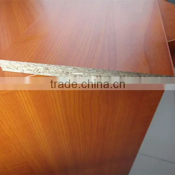 cheap Melamine Faced flakeboard for cabinet furniture
