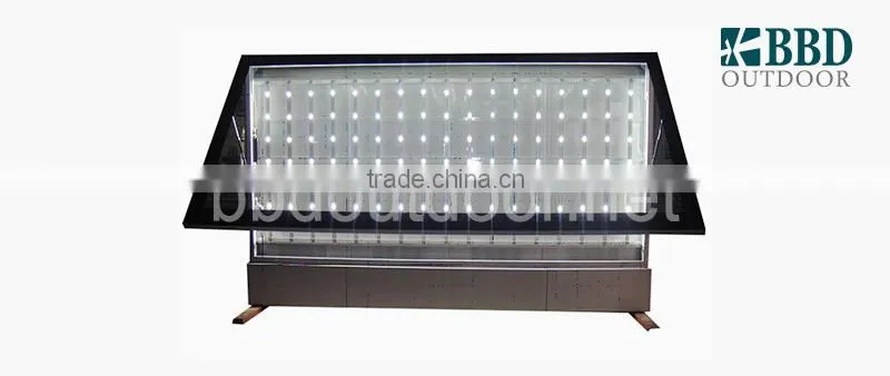 Eco-friendly steel led lightting large size outdoor led advertising panel