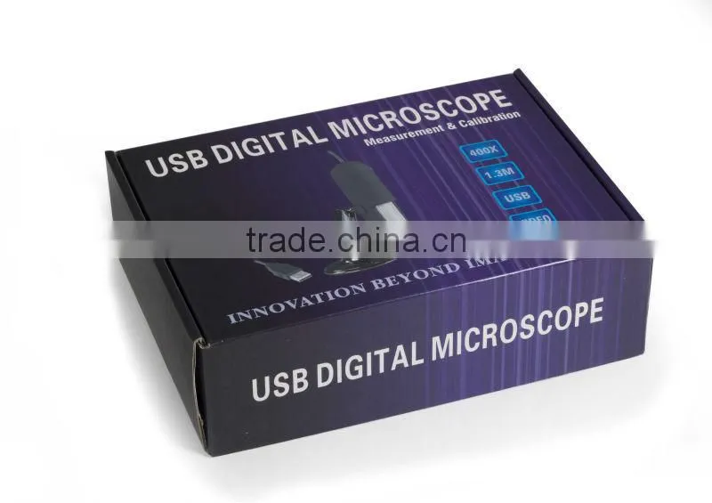 Hot CE RoHs FCC certified battery powered usb portable digital microscope supplier in China