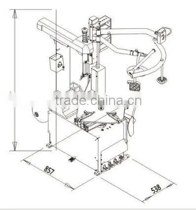 Automatic used tire changer machine for sale with distributor price