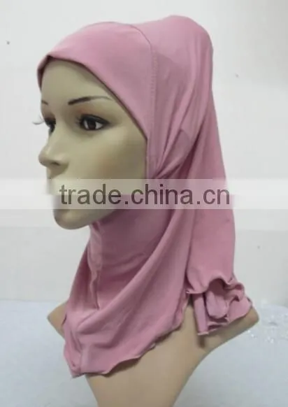 H311 plain small girl hijab,muslim scarf, can order all white