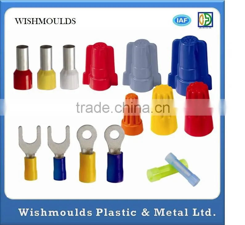 plastic injection mold over mold insert molding for Electronic connector from china mold maker
