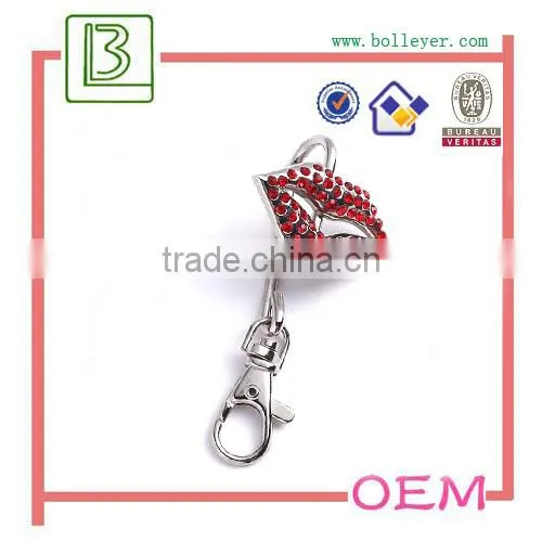 silver metal keychain findings ring