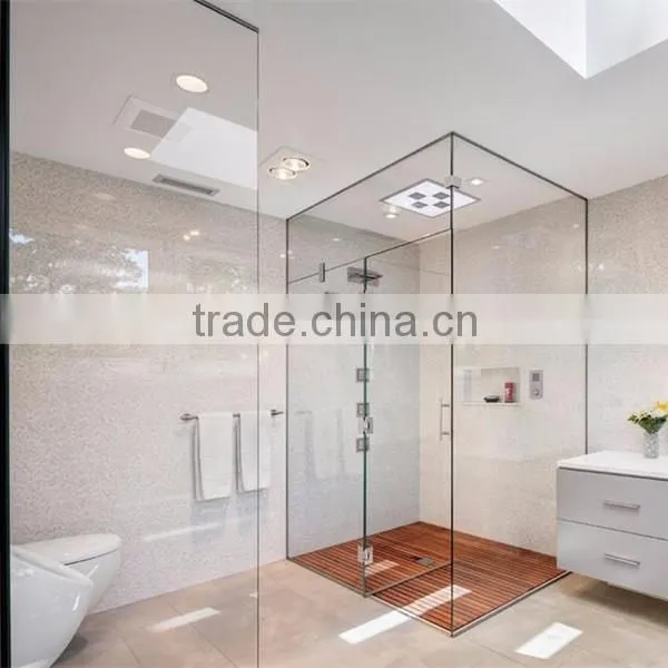 Tempered glass shower doors