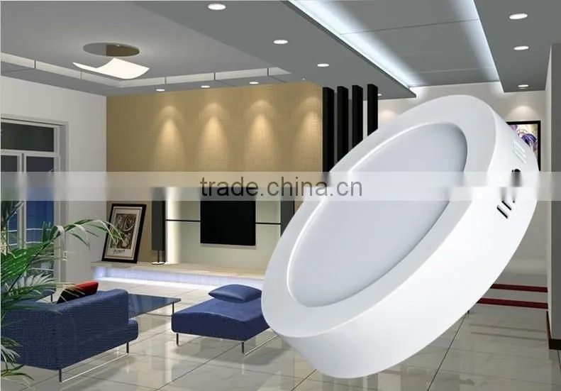 Pure White Color Temperature(CCT) and LED Light Source ultra thin 18w round led light panel made in China with CE&RoHS