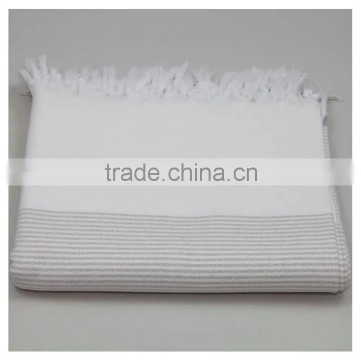 Top Quality 100% Cotton Custom Made Striped Pestemal Turkish Towels