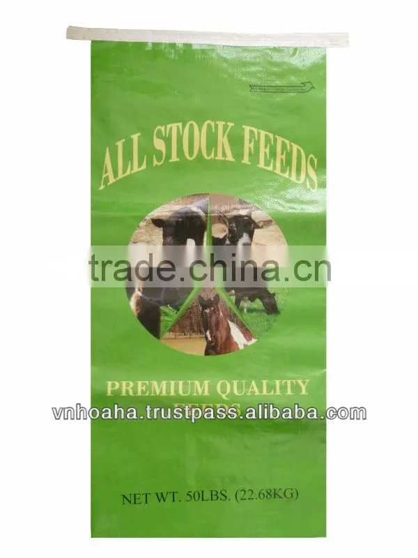 Vietnam PP woven bags for animal feed