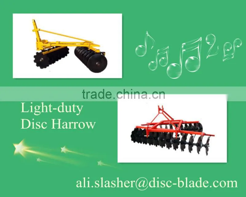 Algricultural light disk harrow 3-point disc harrows