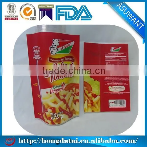Custom plastic pvc sleeve shrink label