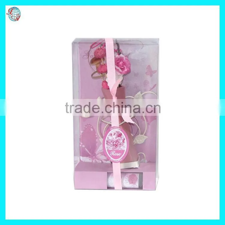 Scented Rose Potpourri Reed Diffuser With Pink Ceramic